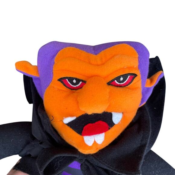 Vintage Dracula Plush Vampire Doll Halloween 22" Stuffed Toy Soft Eyes READ - Picture 2 of 16